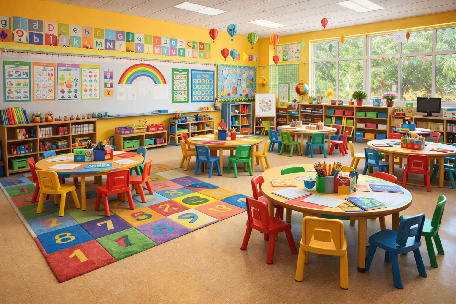 sala de aula infantil